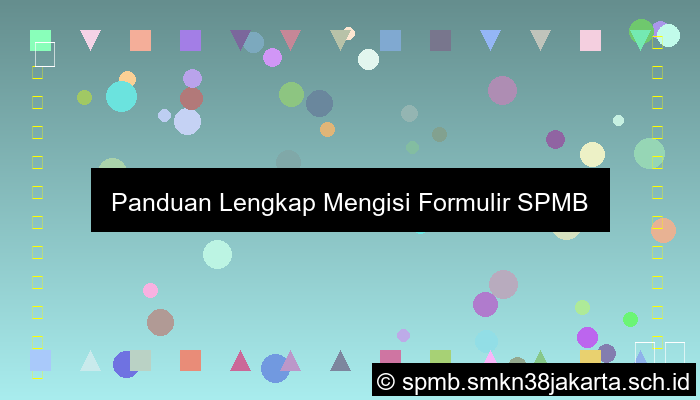 Spmb Formulir