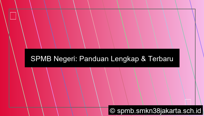 Spmb Negeri