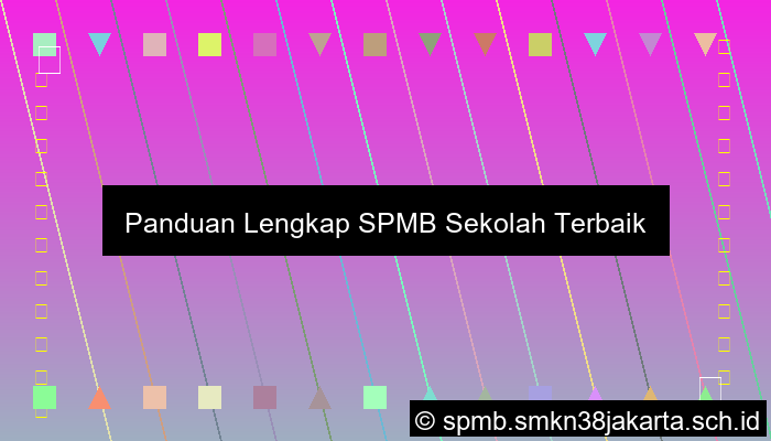 Spmb Sekolah