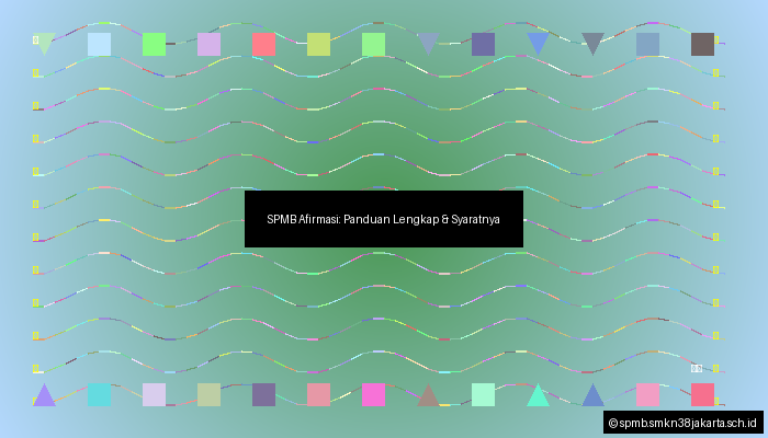 SPMB Afirmasi: Panduan Lengkap & Syaratnya